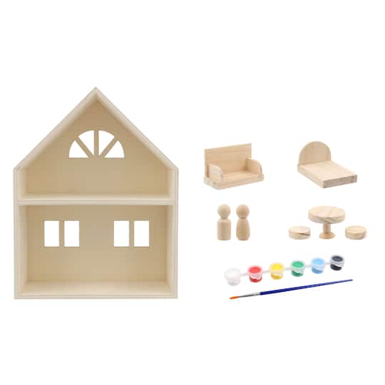 Wood House Kit by Creatology™ Michaels